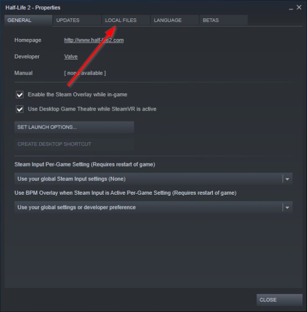 Steam Local Files