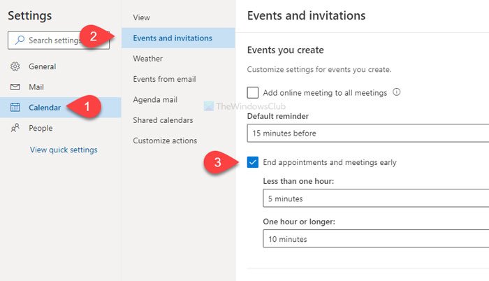 How to automatically end meetings early in Microsoft Outlook