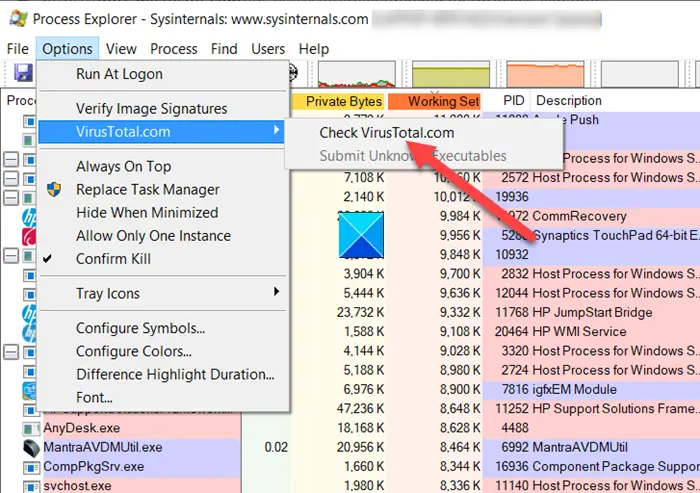 Process Explorer - Sysinternals