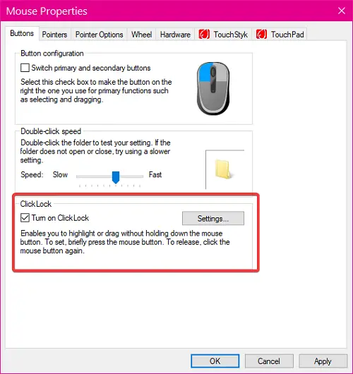 How to change Mouse Double Click Speed in Windows 11/10