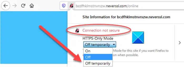 Enable HTTPS-only mode in Firefox