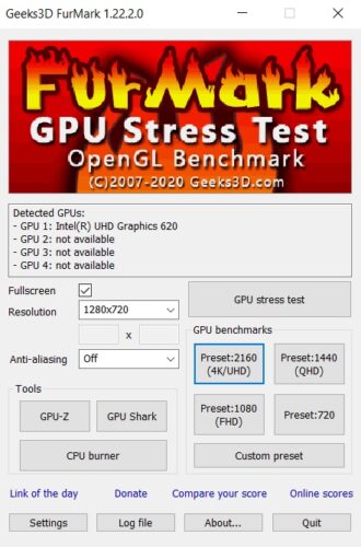 GPU Stress Test Tool to test your Graphics Card