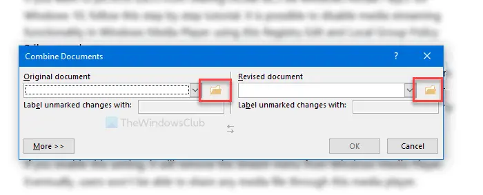 How to merge comments from multiple documents in Word