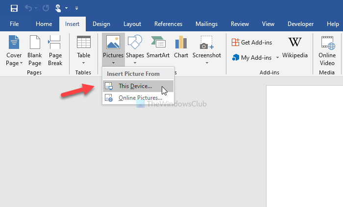 How to overlay multiple pictures in Word document