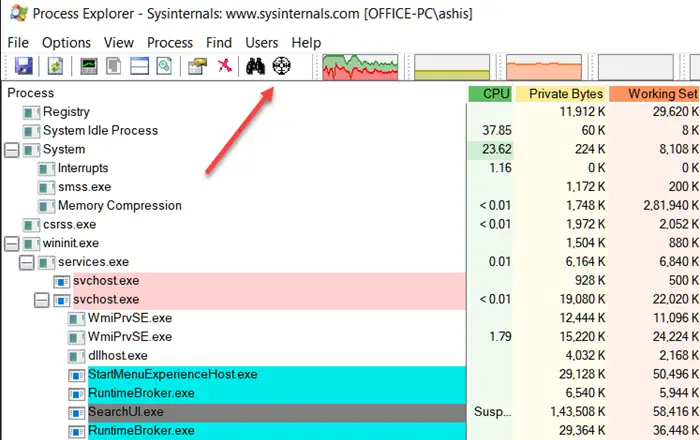 The process cannot access the file because it is being used by another process