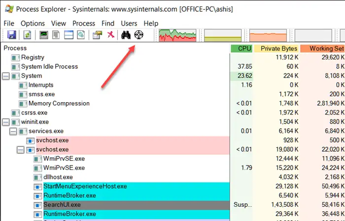 The process cannot access the file because it is being used by another process