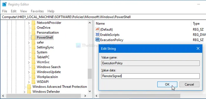 How to turn on or off Windows PowerShell script execution