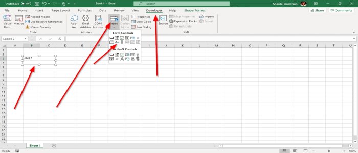 How to create and use Form Controls in Microsoft Excel
