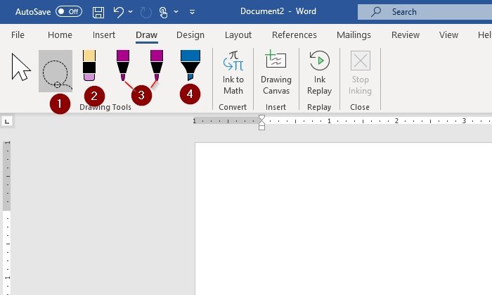 How To Draw In Microsoft Word Using The Draw Tab Tools How To Draw In Microsoft Word Using The Draw Tab Tools