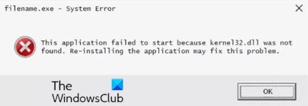 Fix Kernel32.dll errors