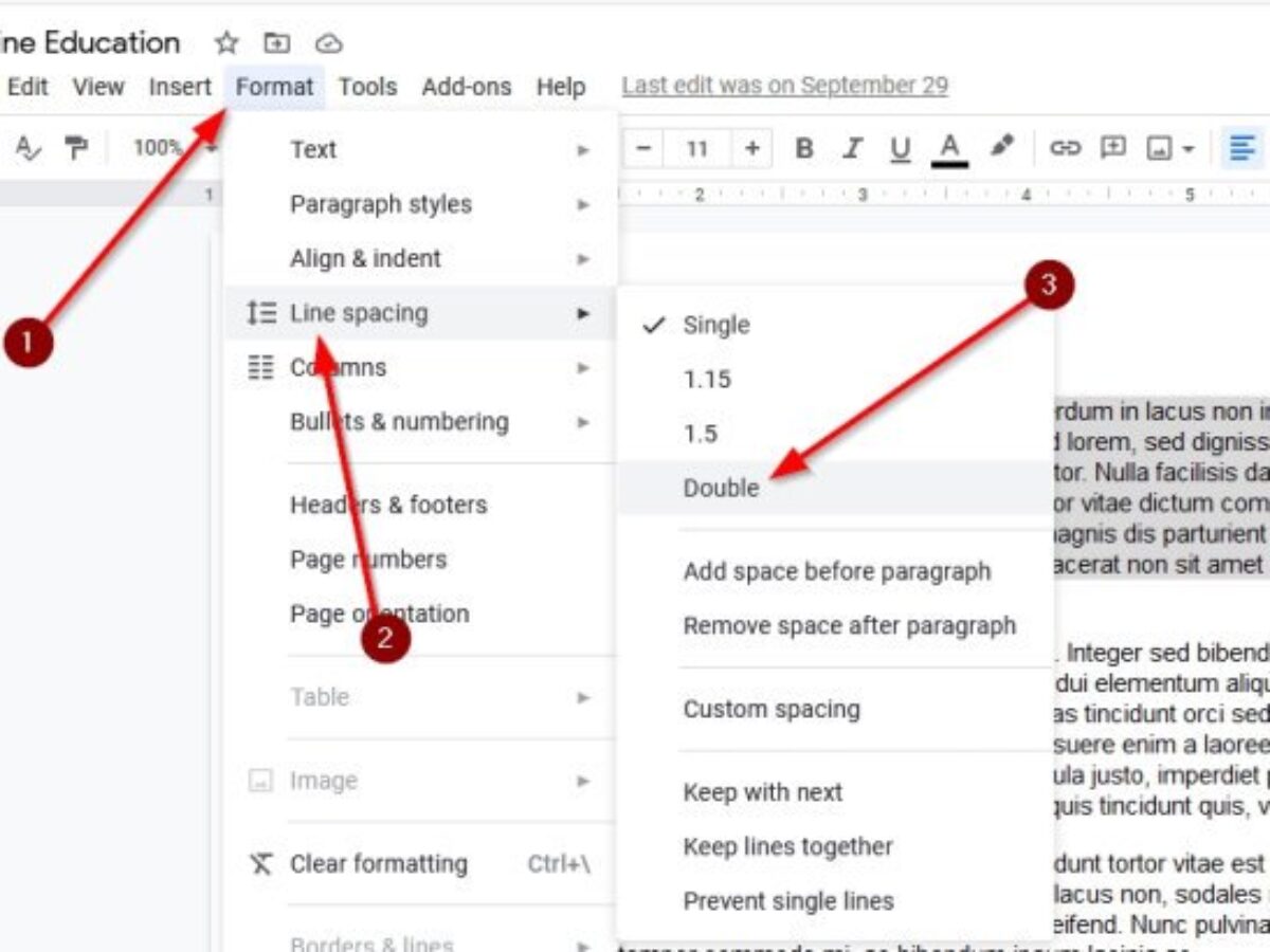 How To Double Space In Google Docs How To Double Space In Google Docs