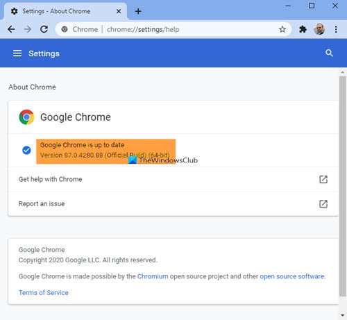 How to find out which version of Chrome browser you have on your PC