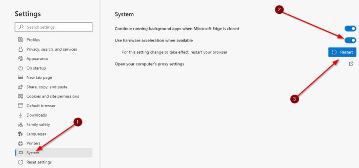 Enable or Disable Hardware Acceleration in Microsoft Edge