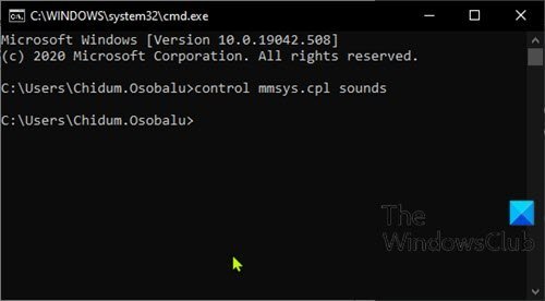 How to open Sound Settings on a Windows 10 computer