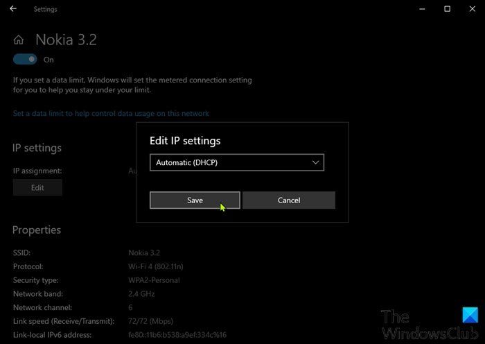 how to set a static ip windows 10