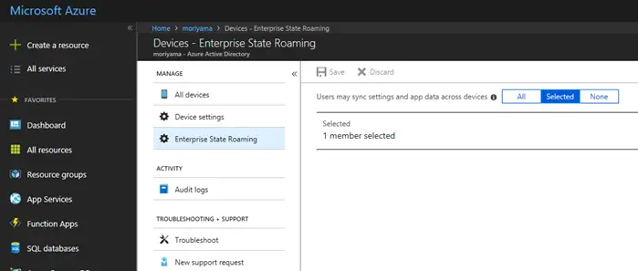 Syncing Azure Active Directory