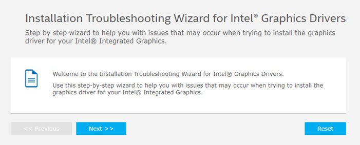 Troubleshoot for Intel Graphics Drivers problems