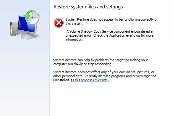 Volume Shadow Copy Service error 0x81000202 & 0x81000203 Volume Shadow Copy Service error 0x81000202 & 0x81000203