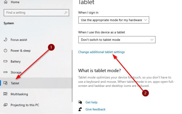 How to enable or disable hardware buttons in Windows 10 Tablet PC