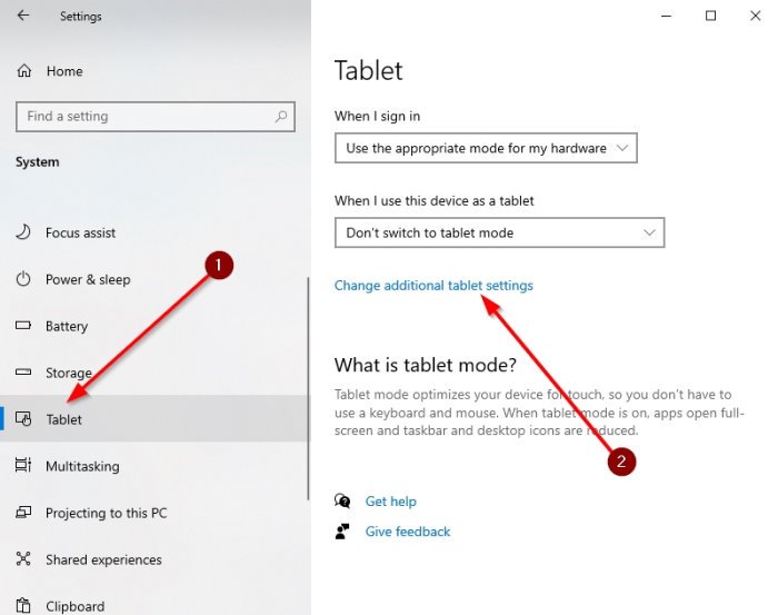 How to Enable or Disable Tablet Mode in Windows 10