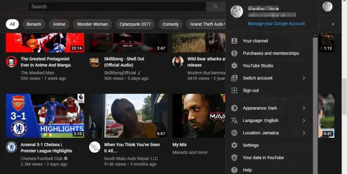 How to Turn on Dark Theme for YouTube