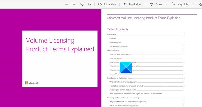 Enable Two-Page Layout for PDFs in Edge browser