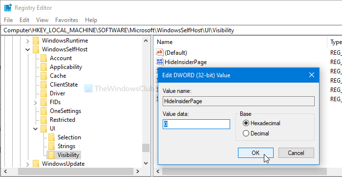 How to fix blank Windows Insider Program page in Windows Settings