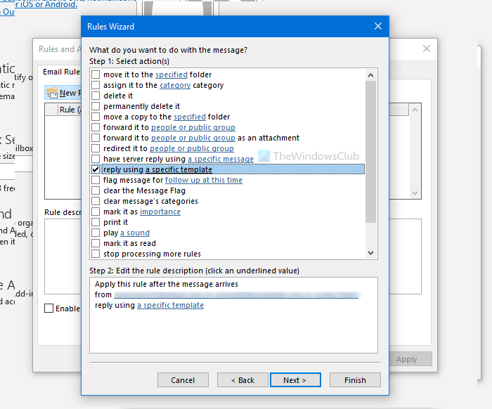 How to set up and use custom Automatic Reply template in Outlook