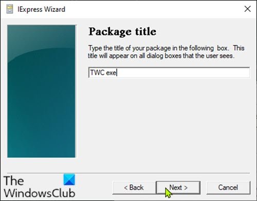 Convert PowerShell script to EXE with IExpress-3