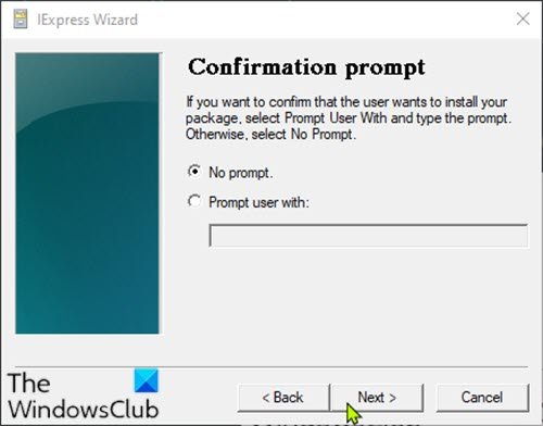 Convert PowerShell script to EXE with IExpress-4