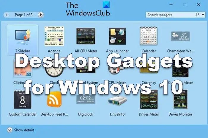 Best Windows 10 Desktop Gadgets to download