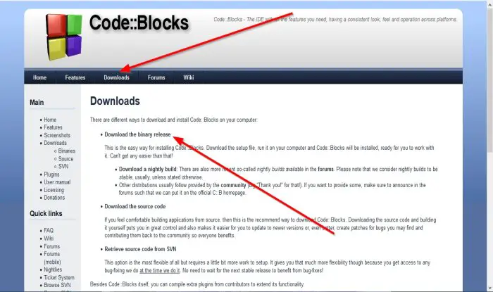 codeblocks setup for windows 8