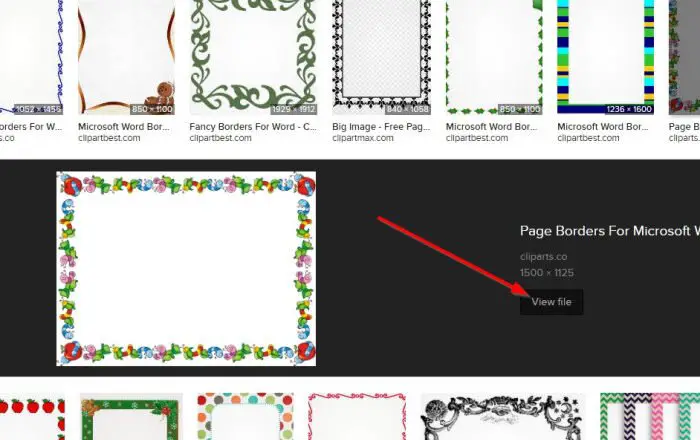 Download Page Borders for Microsoft Word