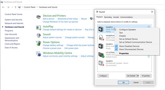 Enable HDMI Audio Playback