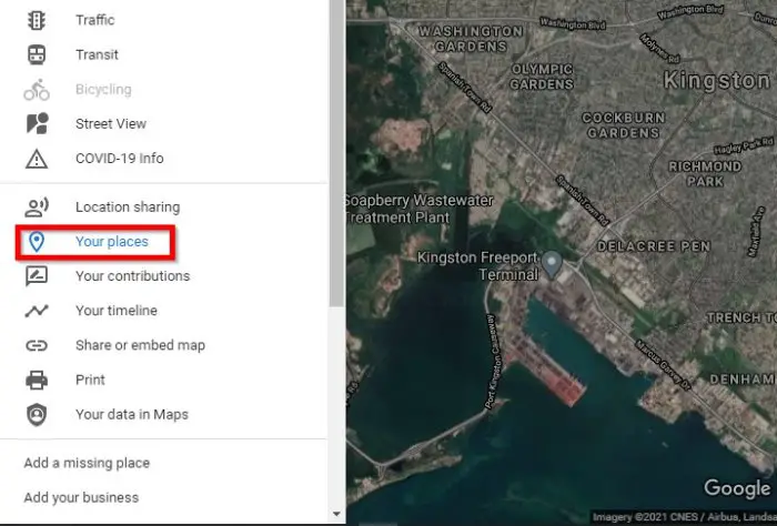 Как добавить местоположение в Google Maps