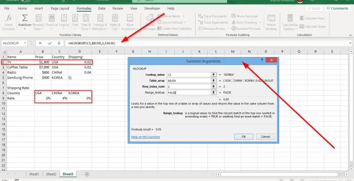 How to use the HLOOKUP function in Microsoft Excel - 34
