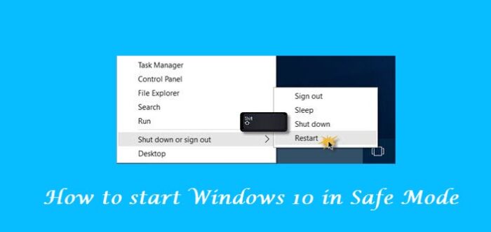 How to start Windows 10 in Safe Mode