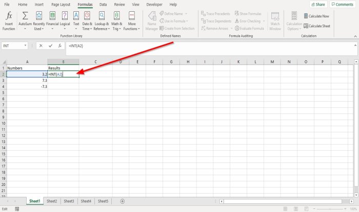 How to use INT and LCM Functions in Microsoft Excel