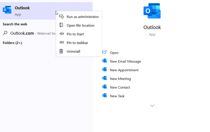 Where is Outlook.exe location on Windows?