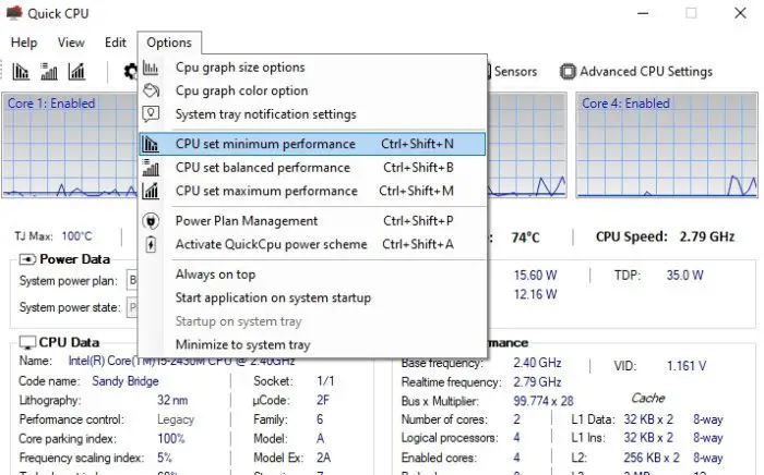 ParkControl – Tweak CPU Core Parking and More