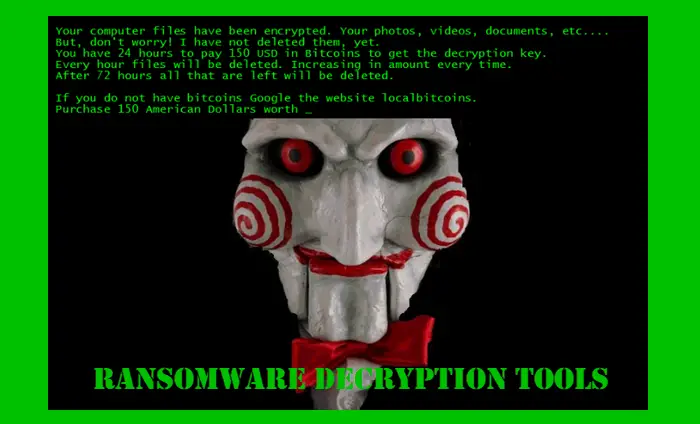 Ransomware Decryption Tools