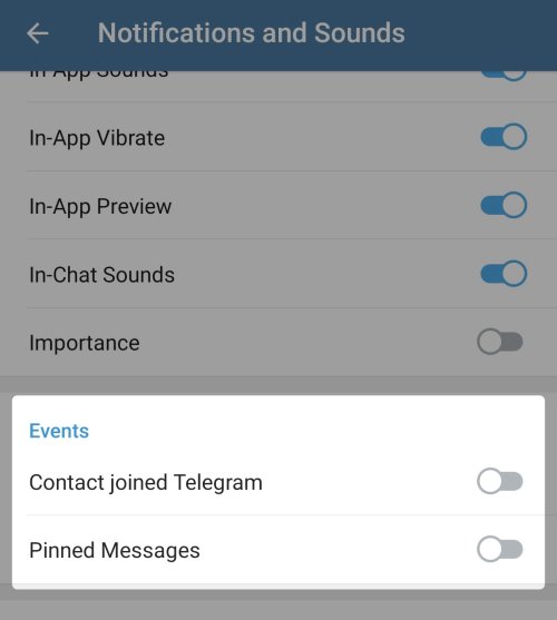 How to Turn off Contact Joined Notifications on Telegram