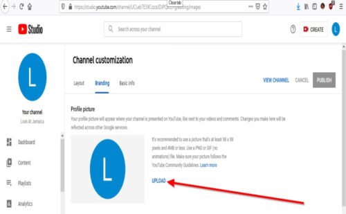 How to Add or Remove Profile Picture on YouTube