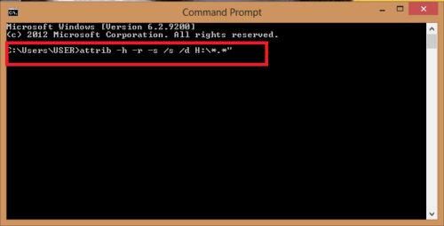 command Prompt Display