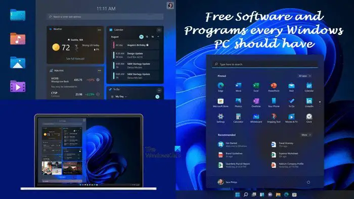 free Software and Programs every Windows PC should have