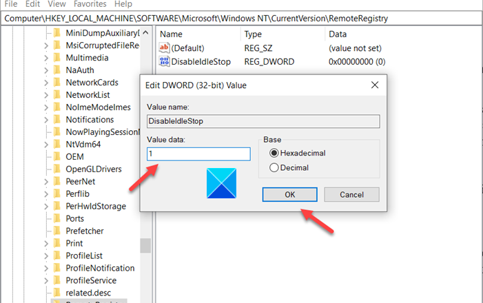 Memory Leak Issue In Remote Registry Fixed