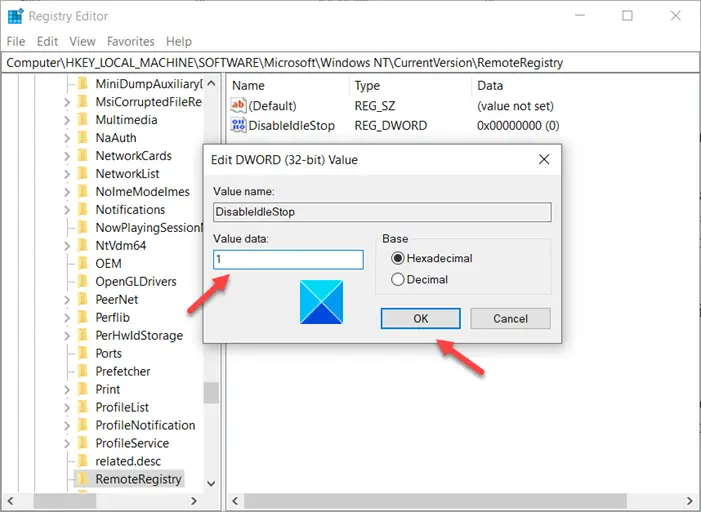 Memory Leak Issue In Remote Registry Fixed