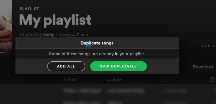 How to merge multiple playlists on Spotify