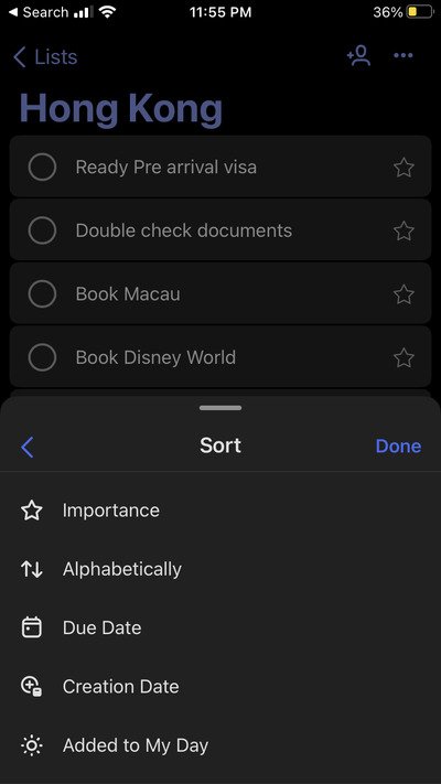 Microsoft To-Do on iOS Tips and Tricks