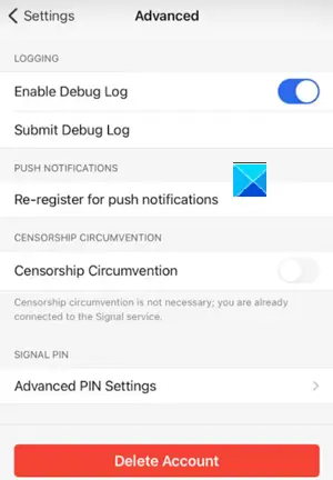 Re-register for Push Notifications